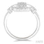 Fleur De Lis Diamond Ring