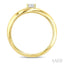Curved Diamond Fashion Ring