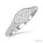 Marquise Shape Lovebright Essential Diamond Signet Ring
