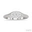 Marquise Shape Lovebright Essential Diamond Signet Ring