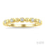 Bead Bezel Set Diamond Fashion Ring