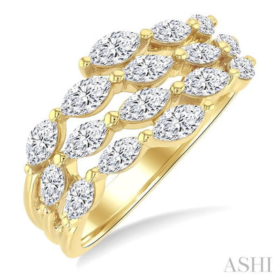 Marquise Shape Diamond Fashion Ring