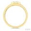 Marquise Shape Bezel Diamond Fashion Open Ring