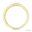 Emerald Shape Bezel Diamond Fashion Open Ring