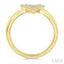 Pave-Set Heart Shape Diamond Fashion Ring