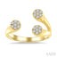 Diamond Fashion Open Ring