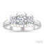 3 Stone Diamond Fashion Ring