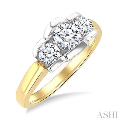 3 Stone Diamond Fashion Ring