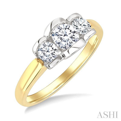 3 Stone Diamond Fashion Ring