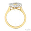 Clover Fluted Diamond Fashion Ring