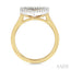 Heart Shape Fluted Diamond Fashion Ring