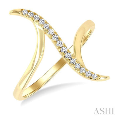 Wave Diamond Fashion Ring