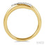 Round Shape 3 Stone Lovebright Diamond Fashion Ring