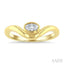 Oval Shape Curved Diamond Solitaire Ring