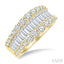 Baguette Diamond Fashion Band