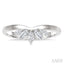 Chevron Mixed Shape Diamond Fashion Ring