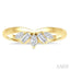 Chevron Mixed Shape Diamond Fashion Ring