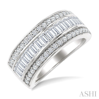Channel Set Baguette Diamond Fashion Band