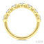 7 Stone Oval Shape Bezel Set Diamond Band