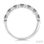 7 Stone Emerald Shape Bezel Set Diamond Band