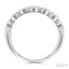 7 Stone Oval Shape Bezel Set Diamond Band