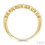 7 Stone Oval Shape Bezel Set Diamond Band