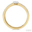 Double Row Pear Shape Lovebright Diamond Fashion Ring