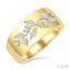 Diamond Fashion Wide Band