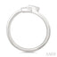 Emerald Shape Bezel Coil Diamond Fashion Ring