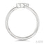 Round Shape Bezel Coil Diamond Fashion Ring