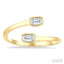 Emerald Shape Bezel Coil Diamond Fashion Ring
