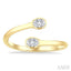 Oval Shape Bezel Coil Diamond Fashion Ring