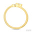 Oval Shape Bezel Coil Diamond Fashion Ring