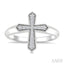 Cross Petite Diamond Fashion Ring