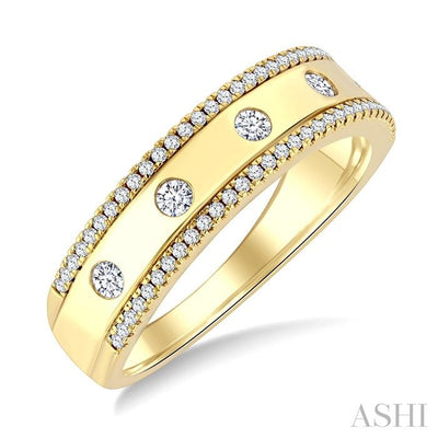 Flush Set Diamond Fashion Band
