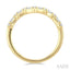 Chevron Baguette Diamond Stackable Fashion Ring