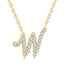 Script Initial Necklace