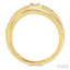 Criss Cross Baguette Diamond Fashion Ring