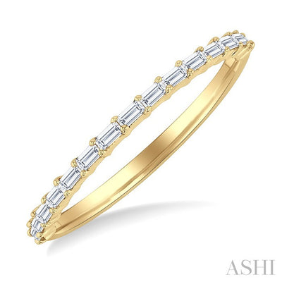 Stackable Baguette Diamond Fashion Band