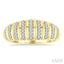 Ribbed Diamond Fashion Dome Ring