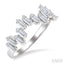 Scatter Baguette Diamond Fashion Band