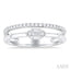 Marquise Shape Double Row Fusion Diamond Ring