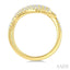 Feather Pave-Set Diamond Fashion Ring
