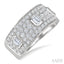 Bold Diamond Fashion Wide Band