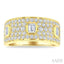 Bold Diamond Fashion Wide Band