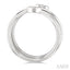 Marquise Shape Bezel Double Coil Diamond Fashion Ring