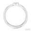 Oval Shape Bezel Double Coil Diamond Fashion Ring