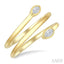 Marquise Shape Bezel Double Coil Diamond Fashion Ring