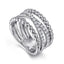 Bujukan Sterling Silver White Sapphire Fashion Ring