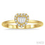 Stackable Heart Shape Halo Fusion Diamond Fashion Ring